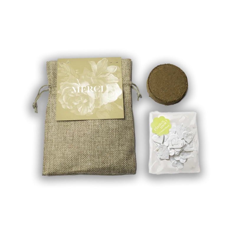 Jardin d'amour - merci | Papierfleur, le papier qui fleurit