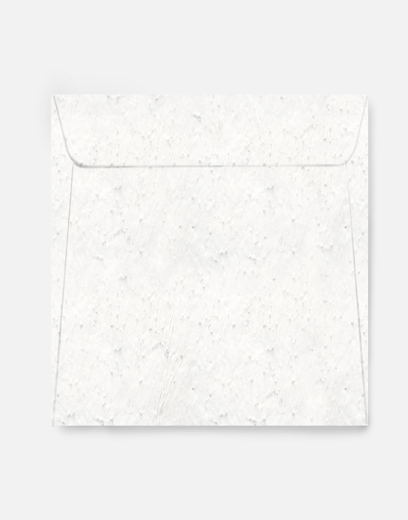 Enveloppe upcyclée vierge cerise  Papierfleur, le papier qui fleurit