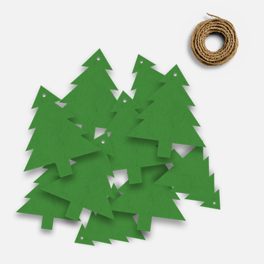 Guirlande à planter  Décorations de Noël en papier ensemencé