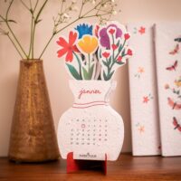 calendrier bouquet fleuri-min